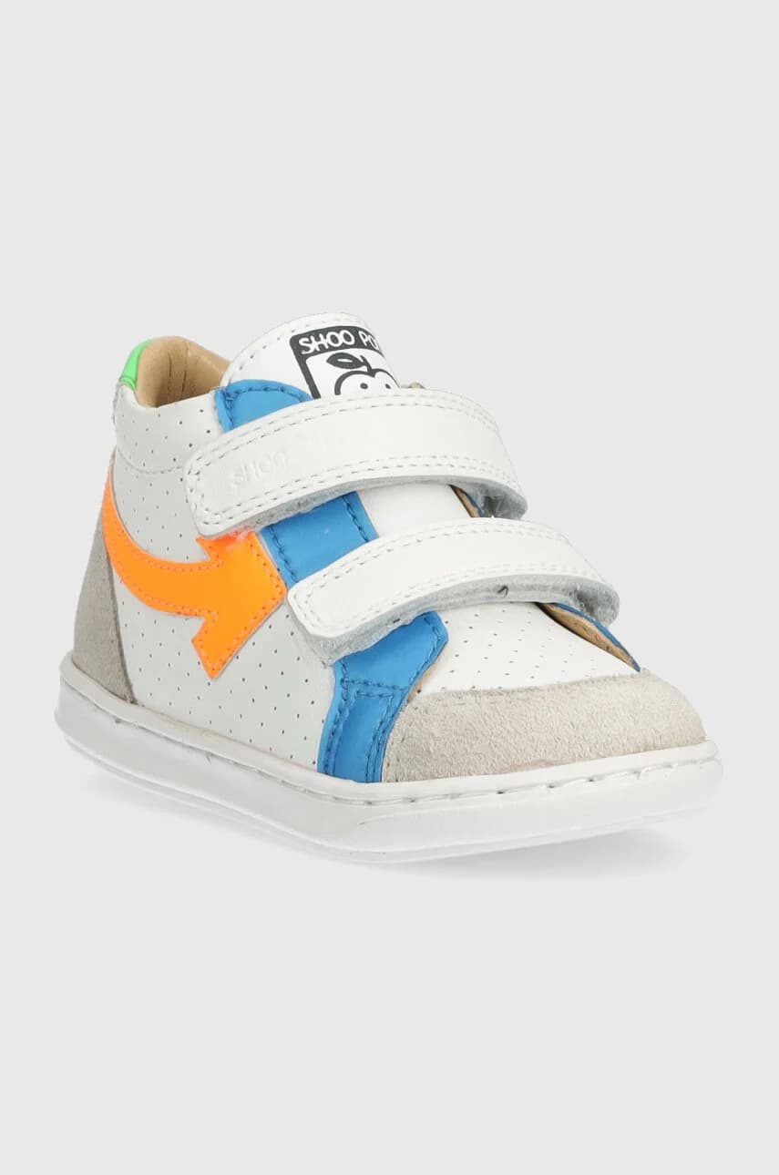 Детские кожаные кроссовки - фото 2