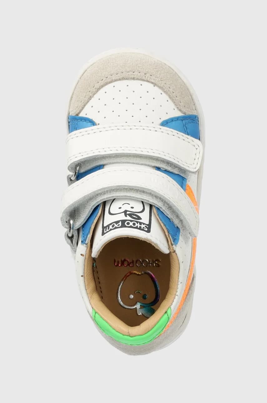 Детские кожаные кроссовки - фото 4