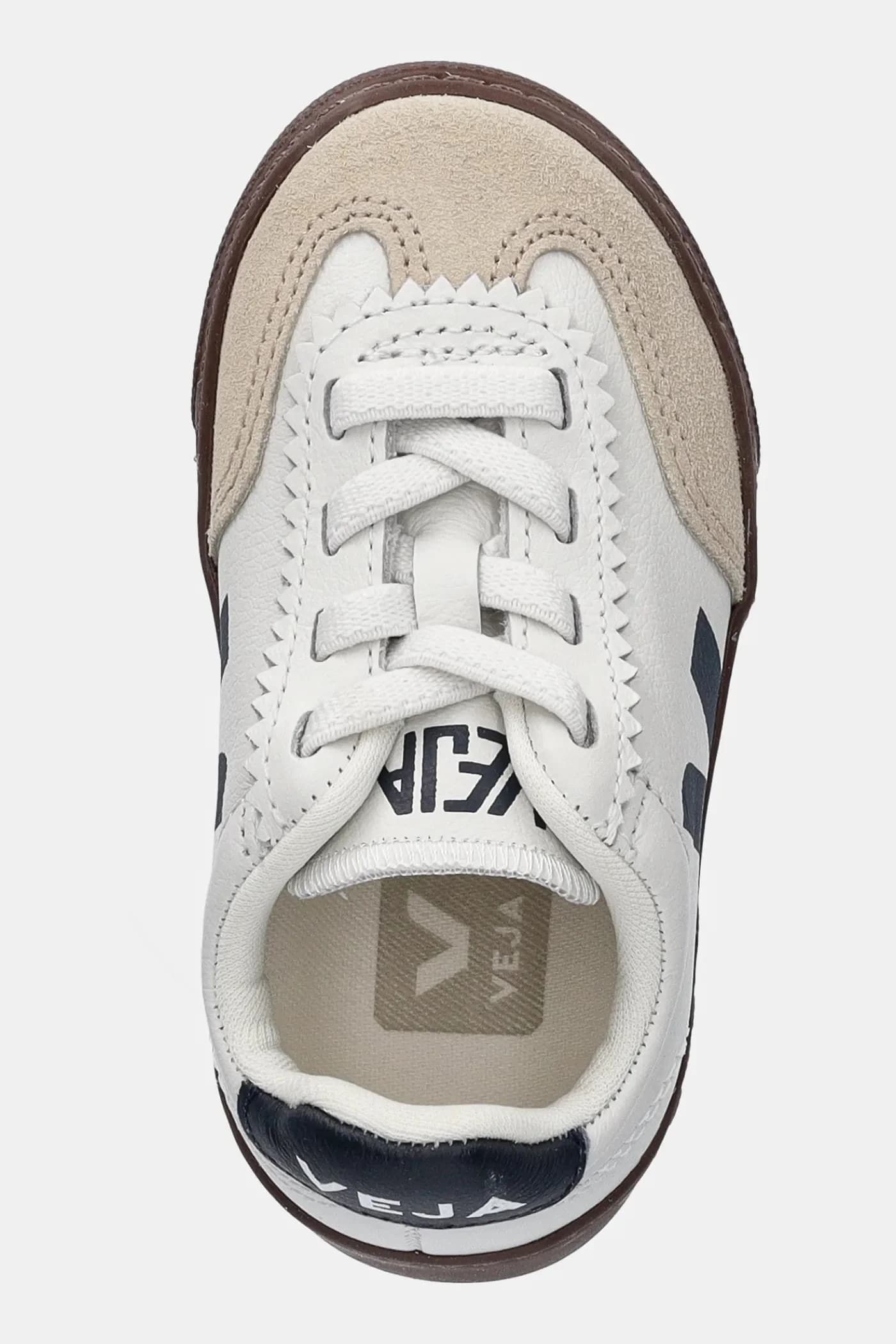 Детские кожаные кроссовки Small Volley - фото 4