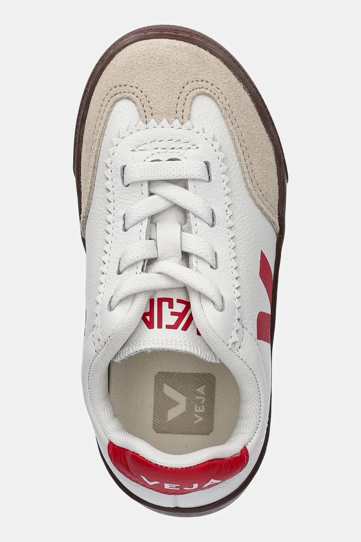 Детские кожаные кроссовки Small Volley - фото 4