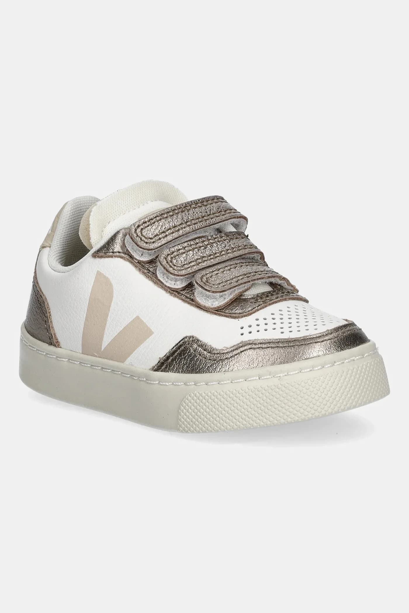 Детские кожаные кроссовки Small V-90