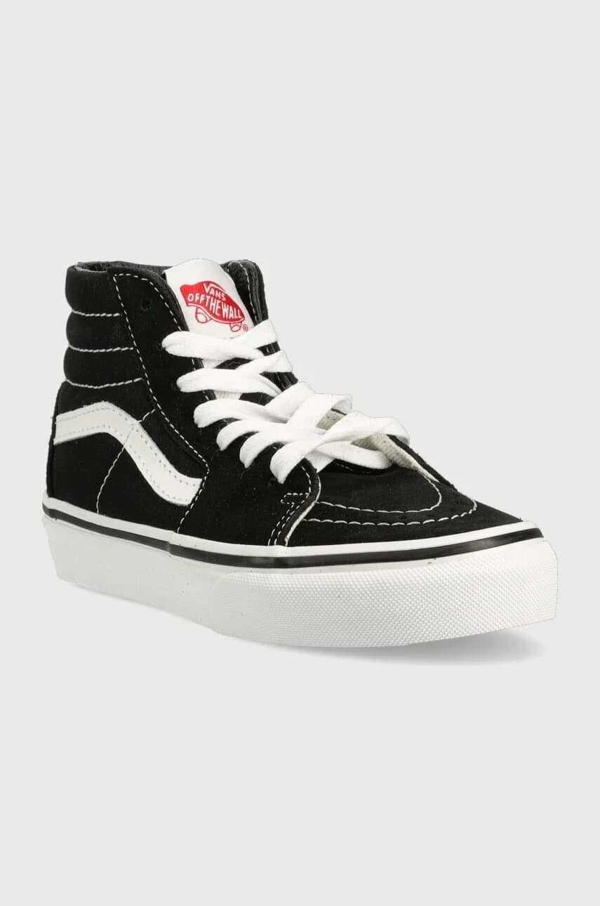 Детские кроссовки UY SK8 Hi BLACK/TRUE WHIT - фото 3