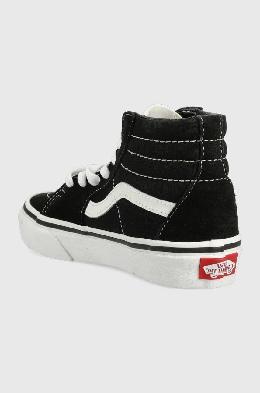 Детские кроссовки UY SK8 Hi BLACK/TRUE WHIT - фото 4