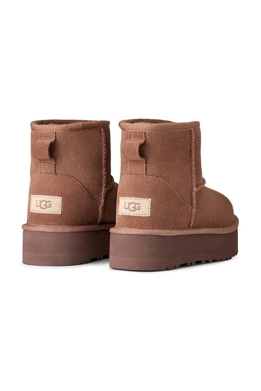 Детские замшевые зимние ботинки CLASSIC MINI PLATFORM - фото 3