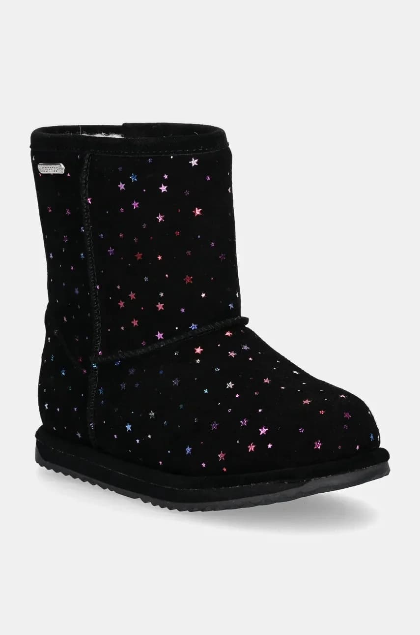 Детские замшевые зимние ботинки Sparkle Brumby