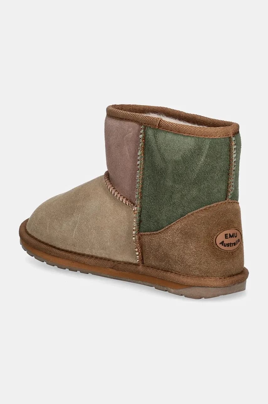 Детские замшевые зимние ботинки Wallaby Mini Patchwork - фото 3