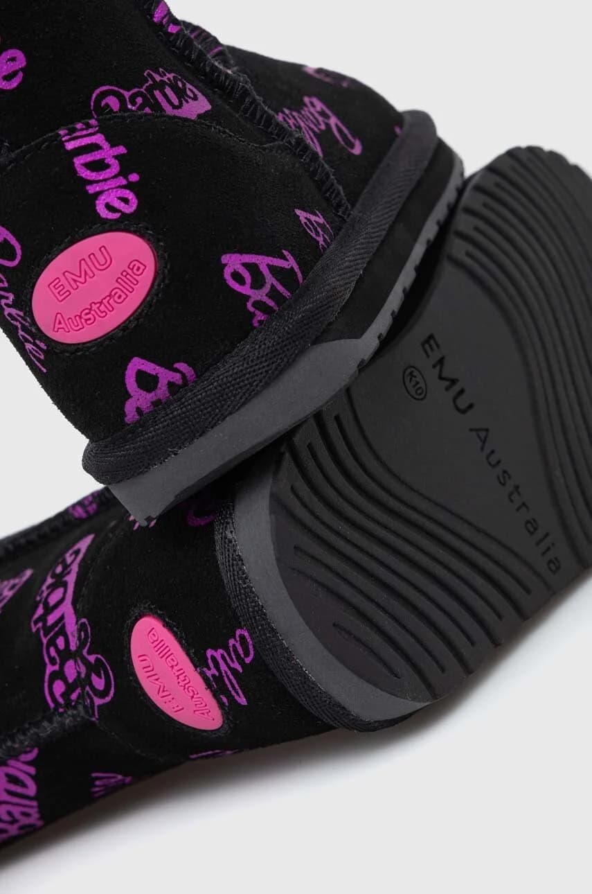 Детские замшевые зимние сапоги Барби? Валлаби Принт Ло - фото 5