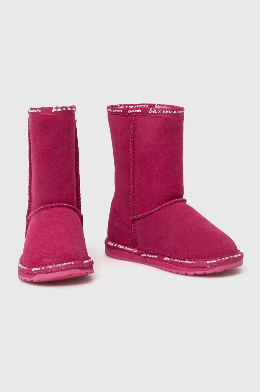 Детские замшевые зимние сапоги Барби? Уоллаби Ло - фото 2