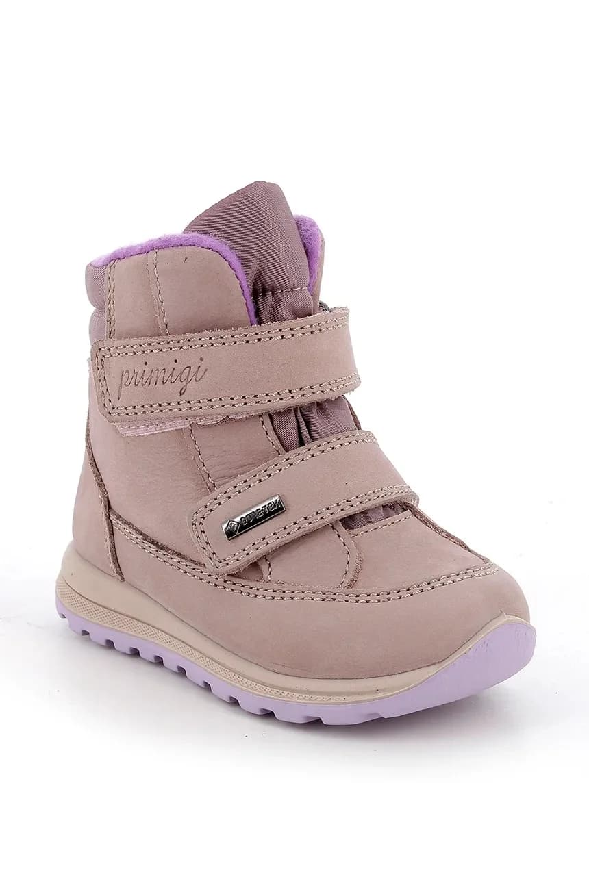 Детские кожаные зимние ботинки