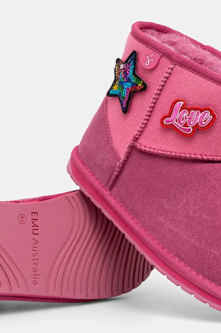 Детские замшевые зимние ботинки Wallaby Mini Play - фото 5