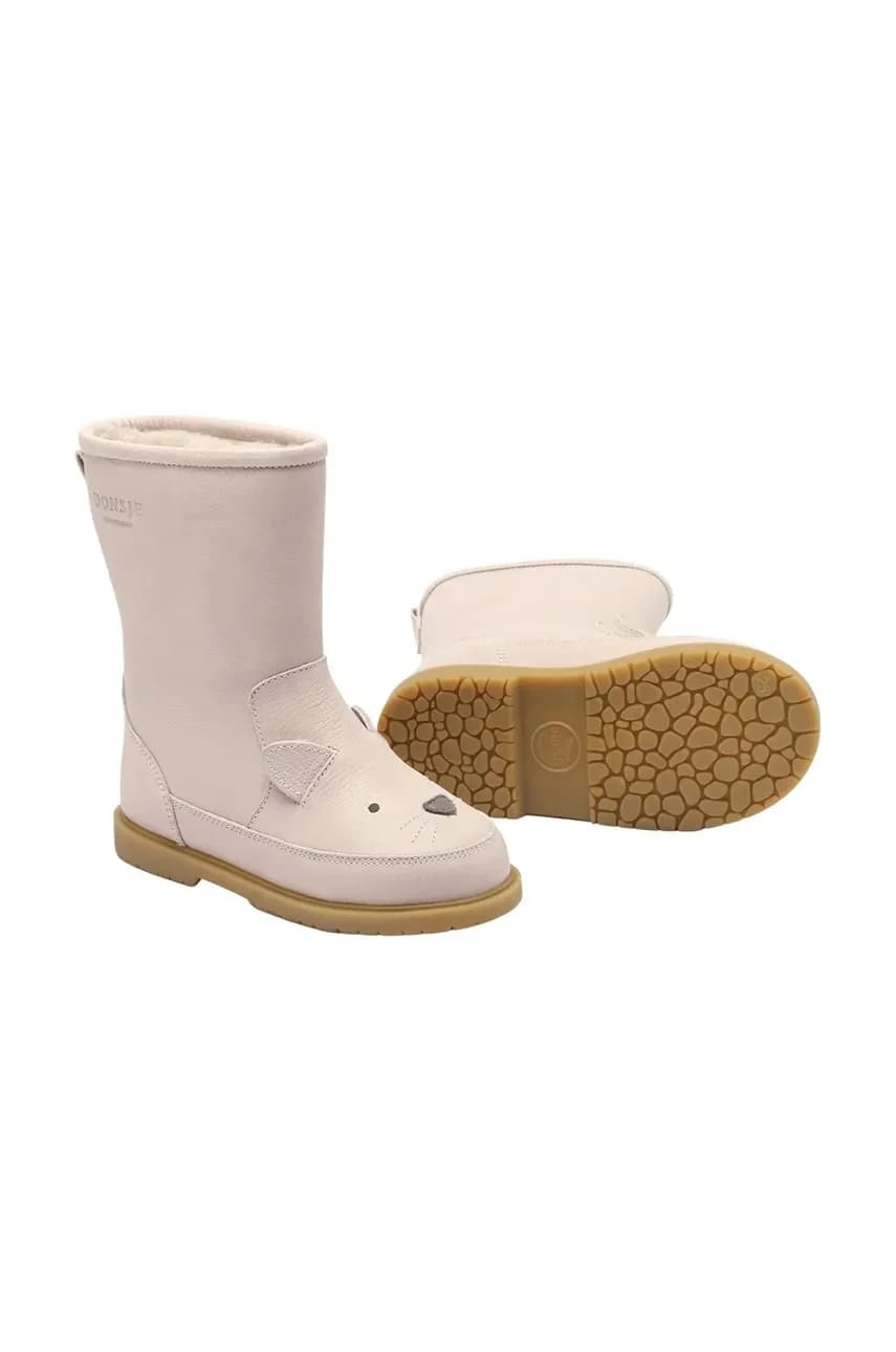 Детская кожаная зимняя обувь Wadudu Classic Boots Cat - фото 2