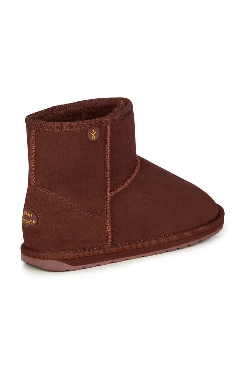 Детские замшевые зимние ботинки Wallaby Mini Teens - фото 3