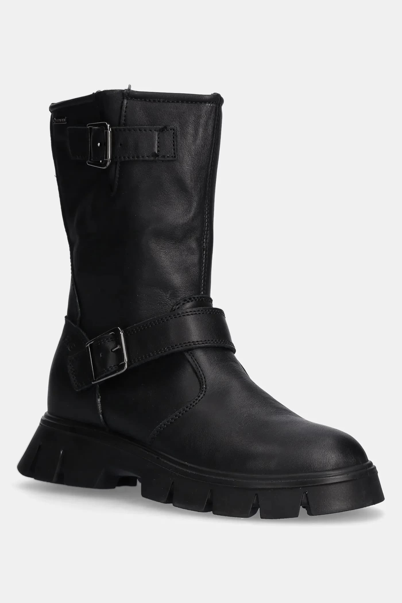 Кожаная зимняя обувь