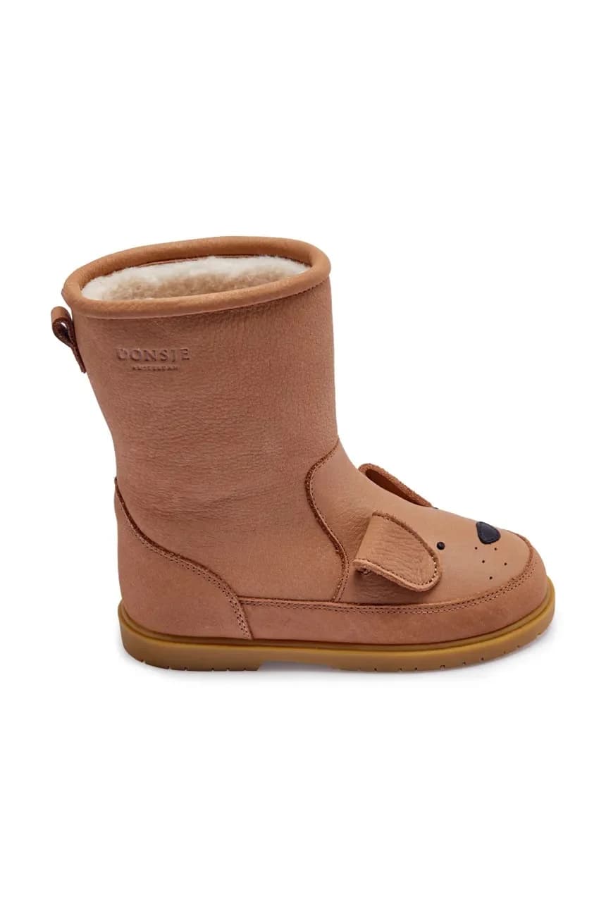 Детская кожаная зимняя обувь Wadudu Classic Boots Dog - фото 6