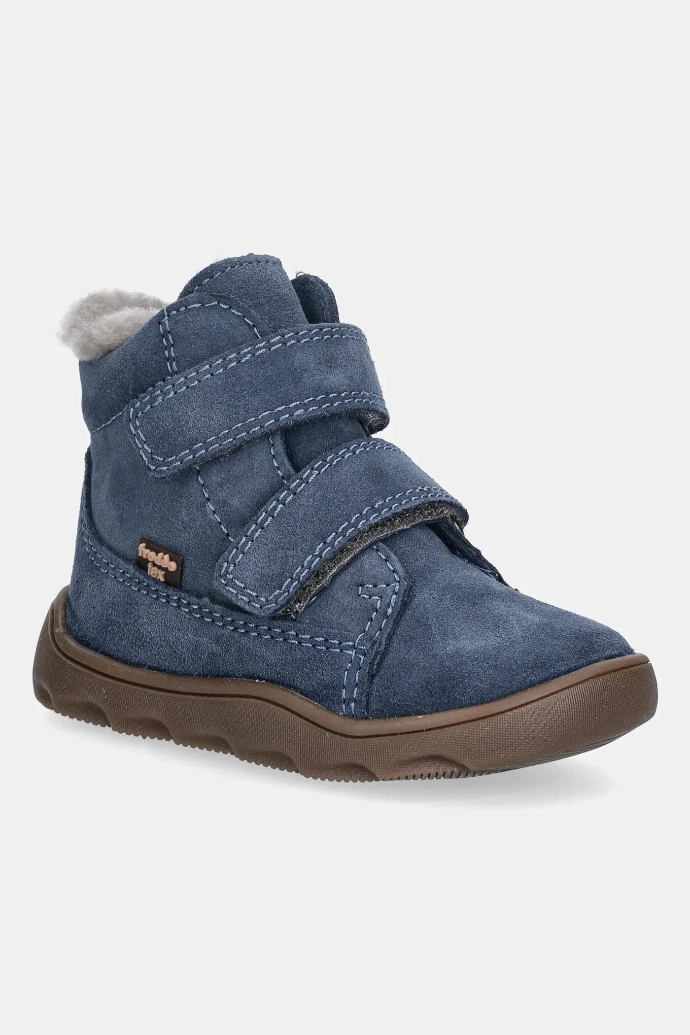 Детская замшевая зимняя обувь ZERU TEX FURRY BAREFOOT