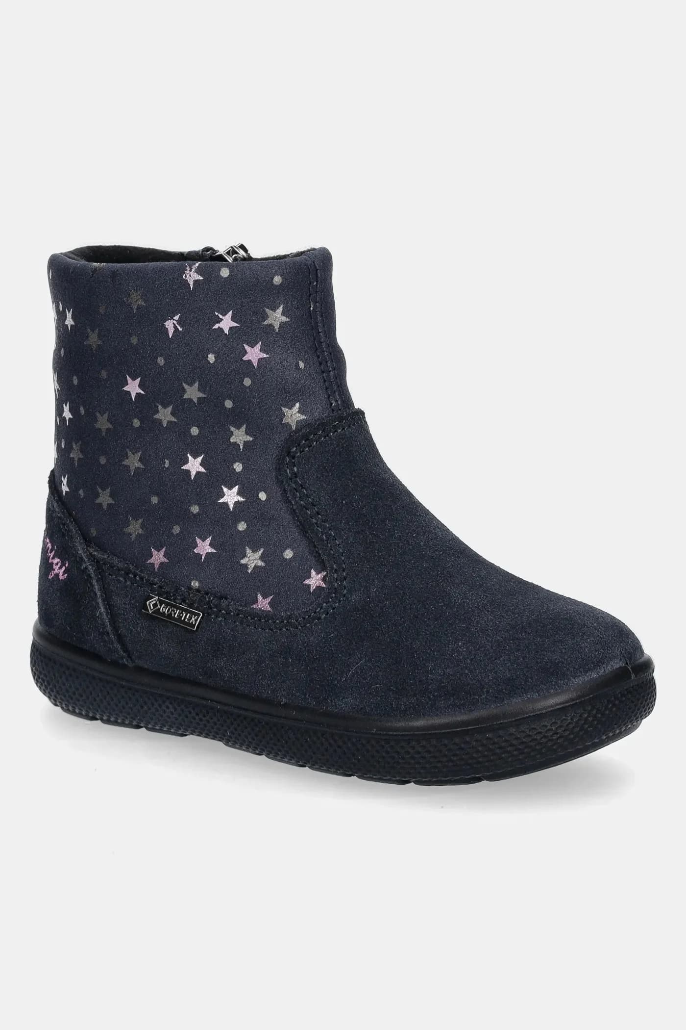 Детские замшевые зимние ботинки