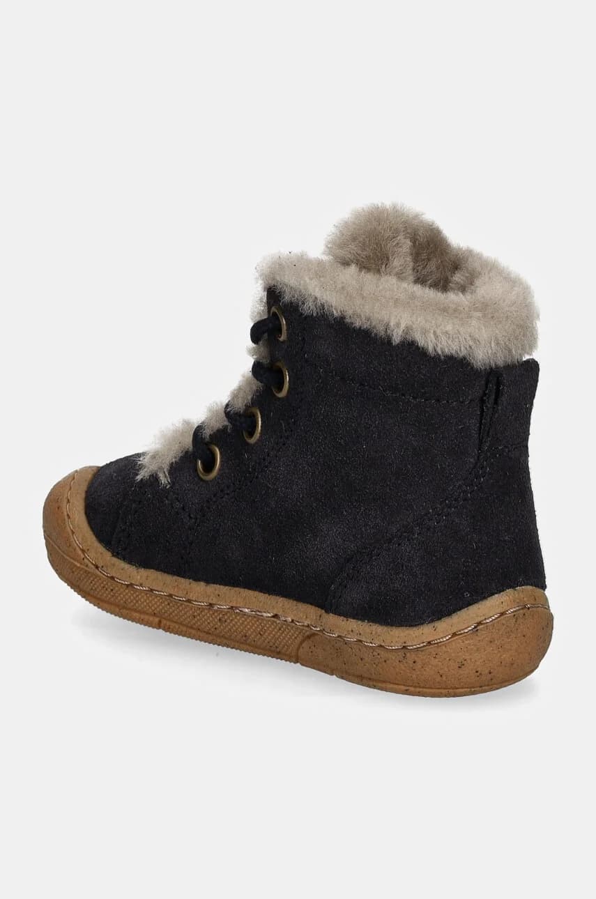 MINNI SUEDE LACES детская замшевая зимняя обувь - фото 3