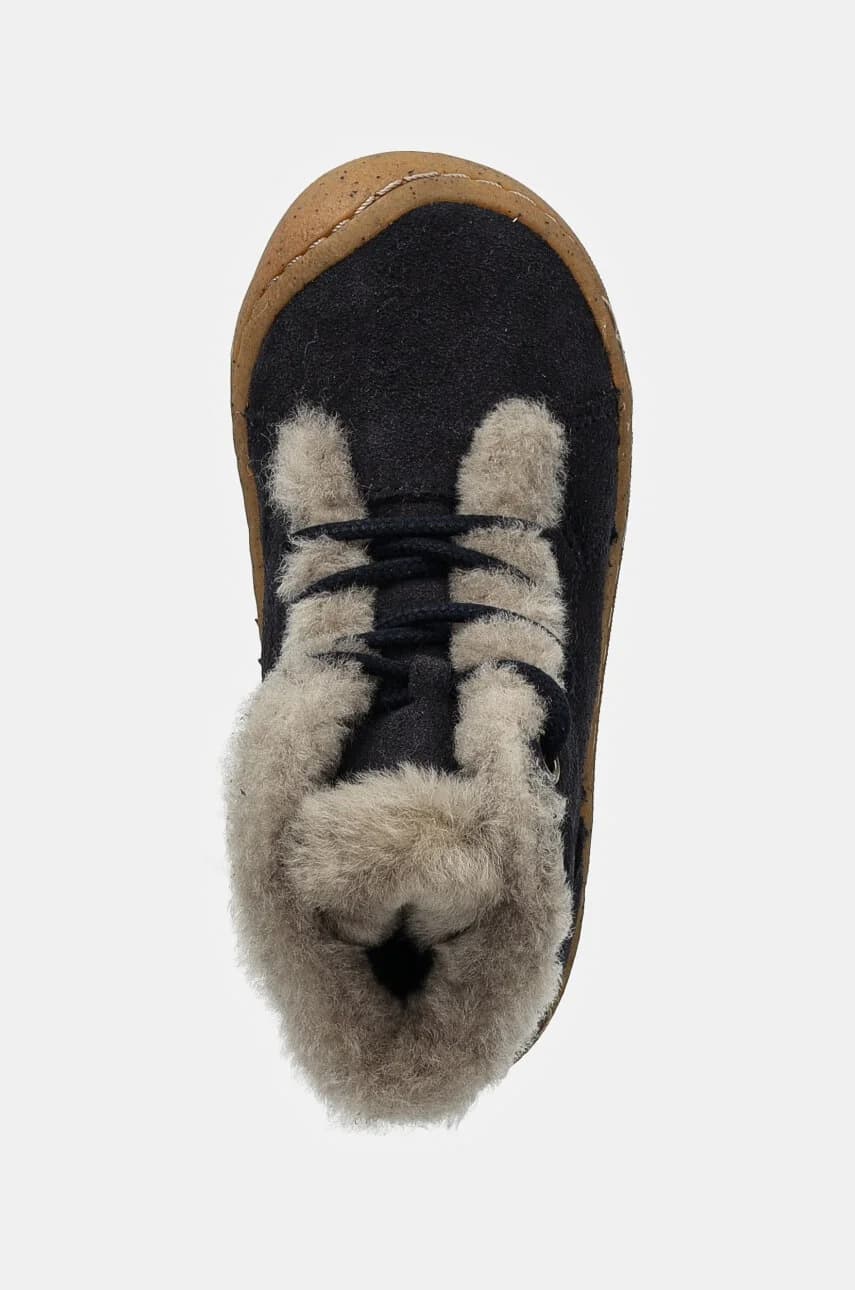 MINNI SUEDE LACES детская замшевая зимняя обувь - фото 4