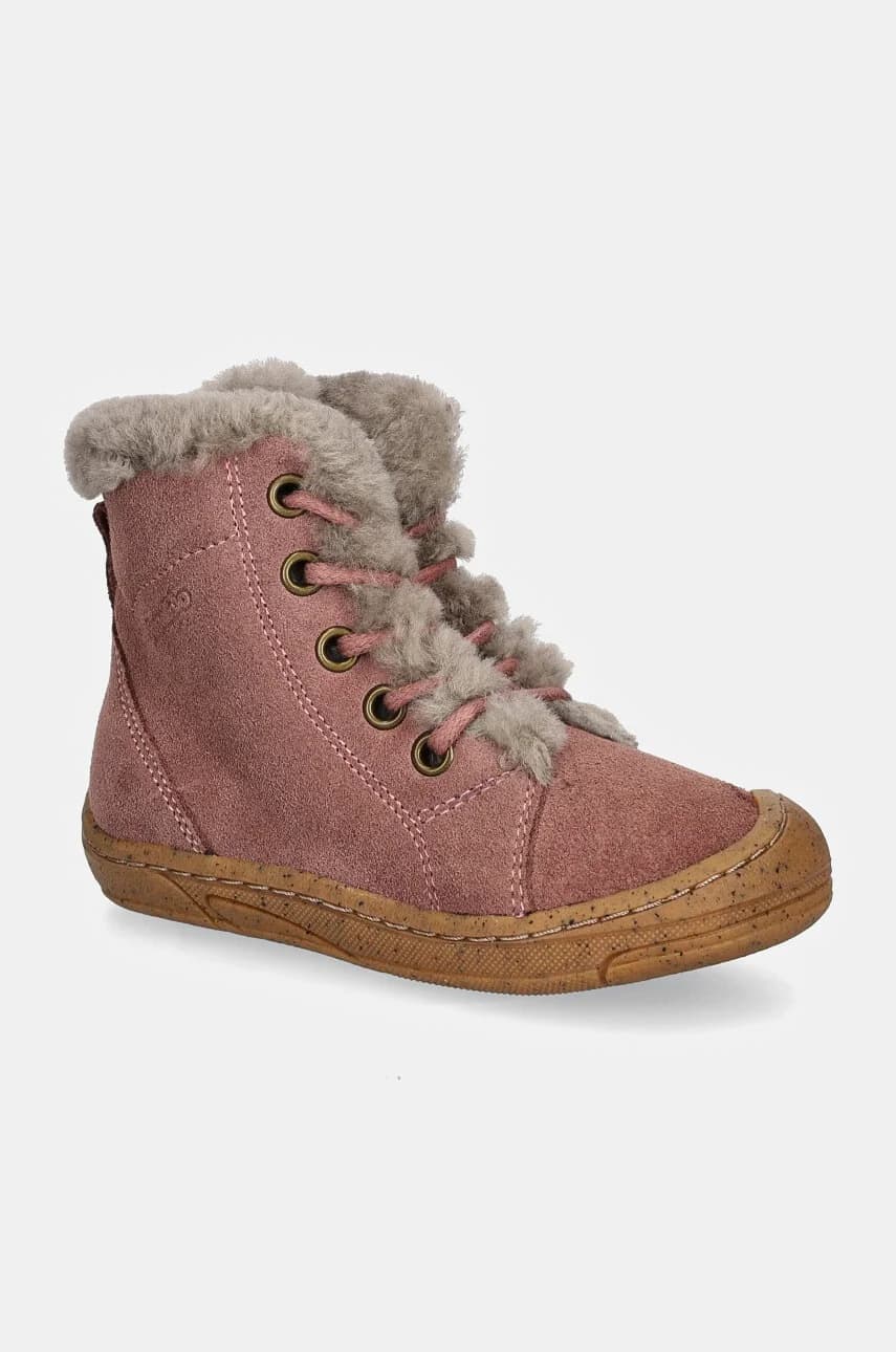 MINNI SUEDE LACES детская замшевая зимняя обувь