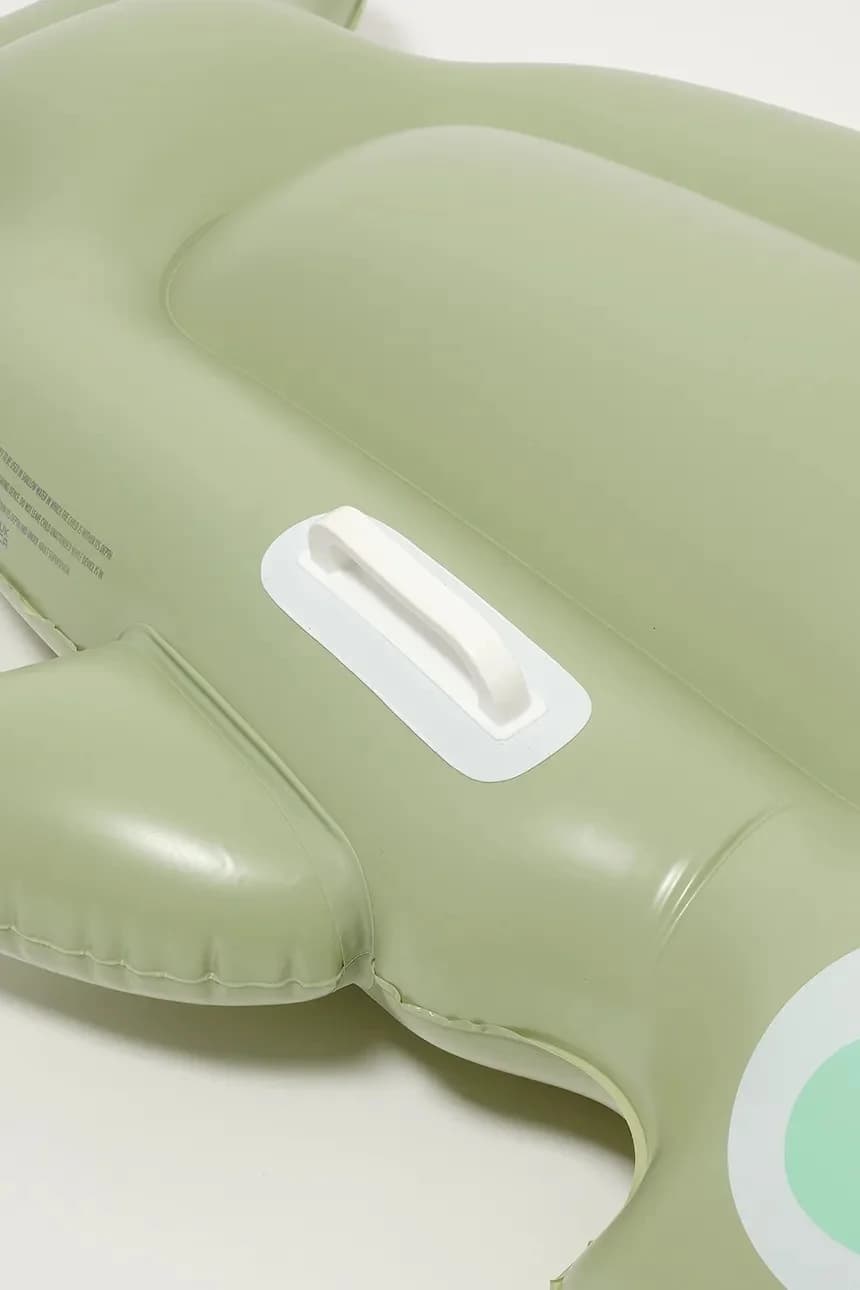 Детский надувной матрас для плавания Salty the Shark Khaki - фото 4