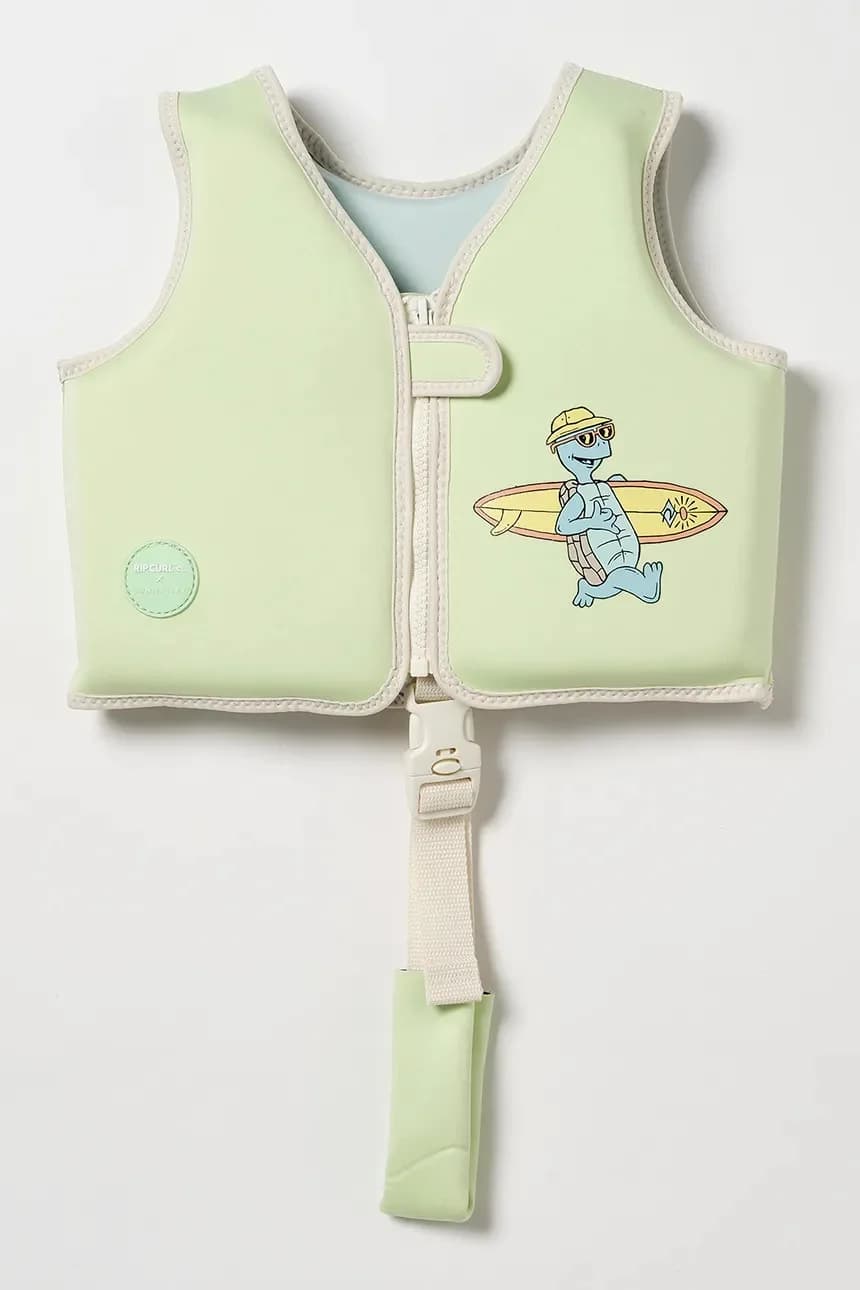 Shred Turtle Aqua x Rip Curl детский купальный жилет для детей 2-3 лет