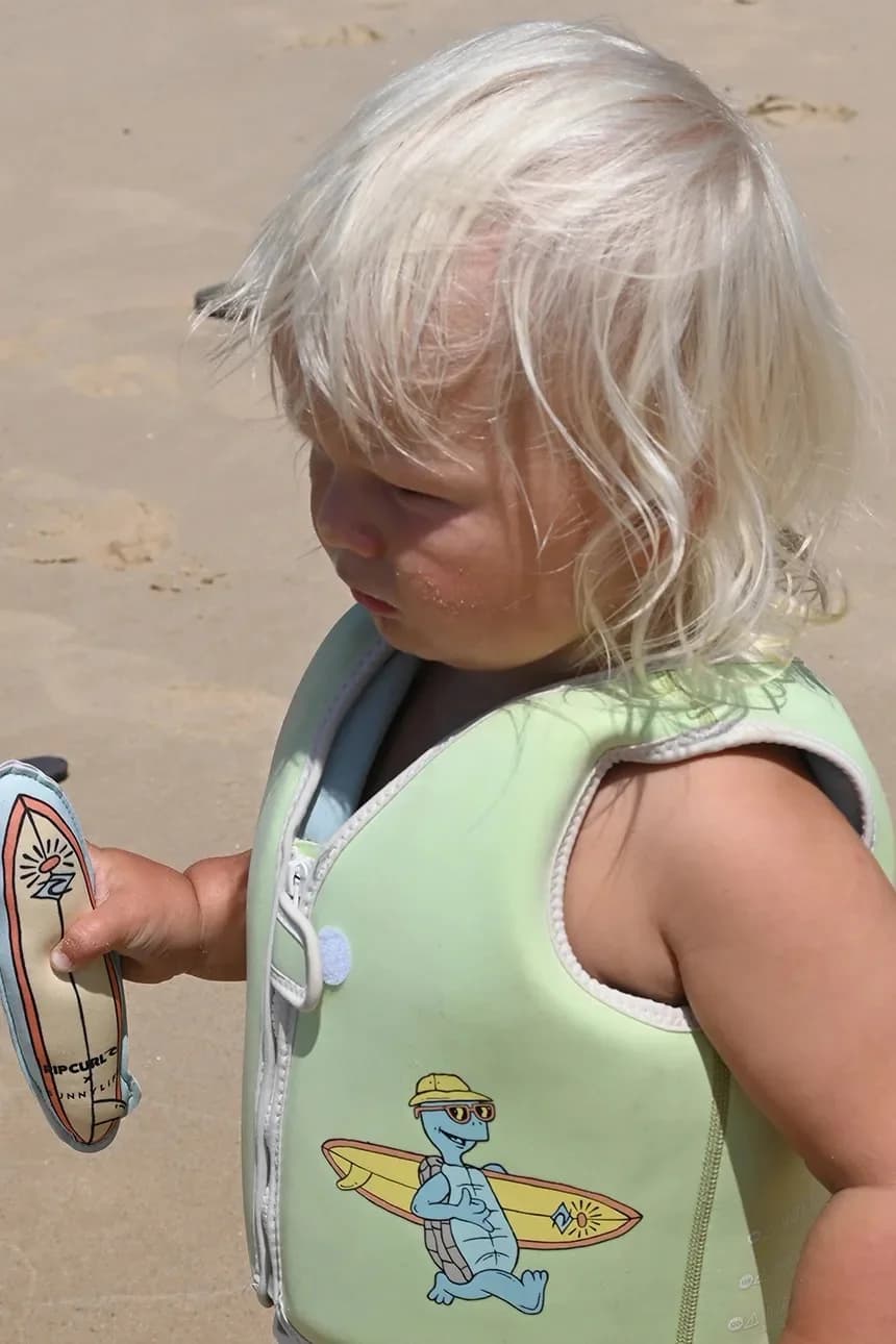 Shred Turtle Aqua x Rip Curl детский купальный жилет для детей 2-3 лет - фото 6
