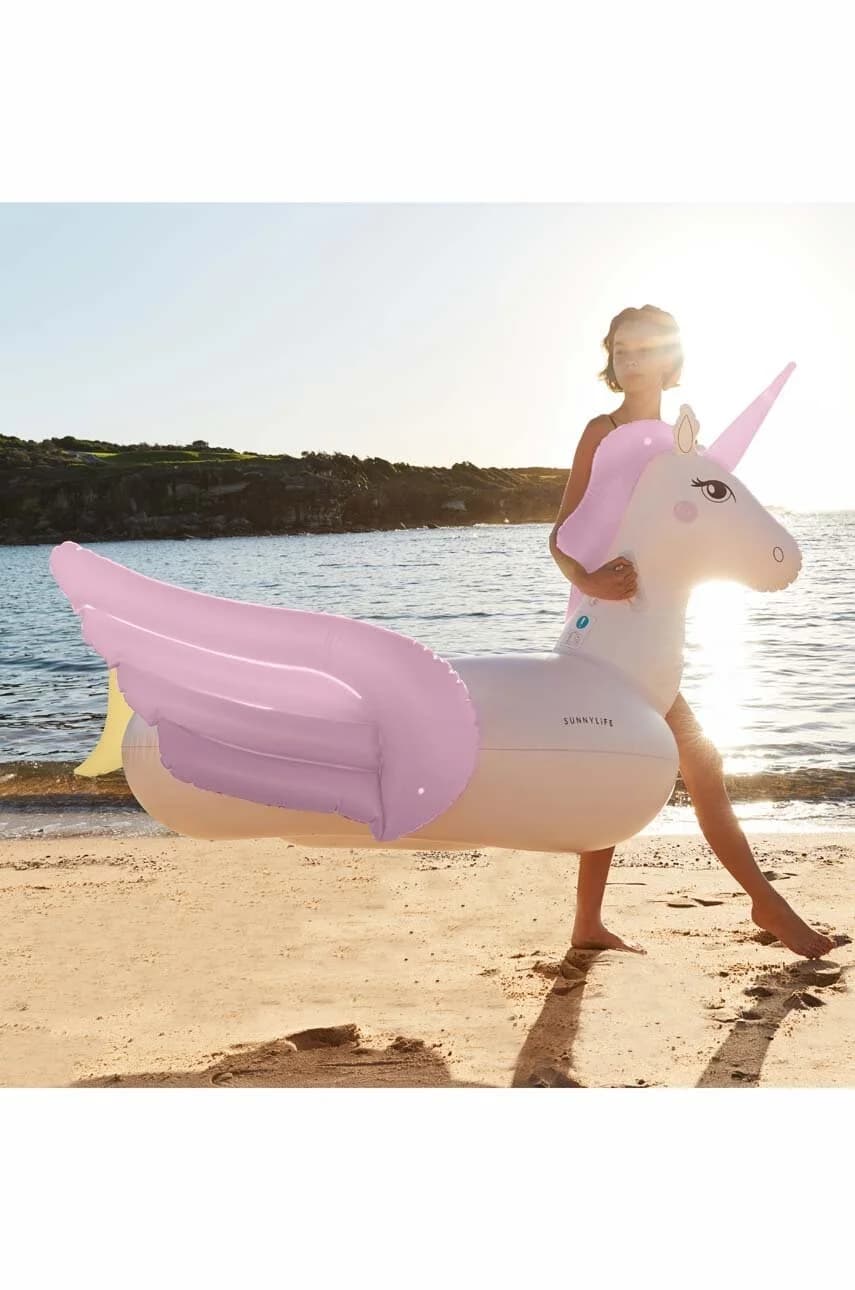 Luxe Ride-On Float Unicorn Past надувной матрас для плавания - фото 6