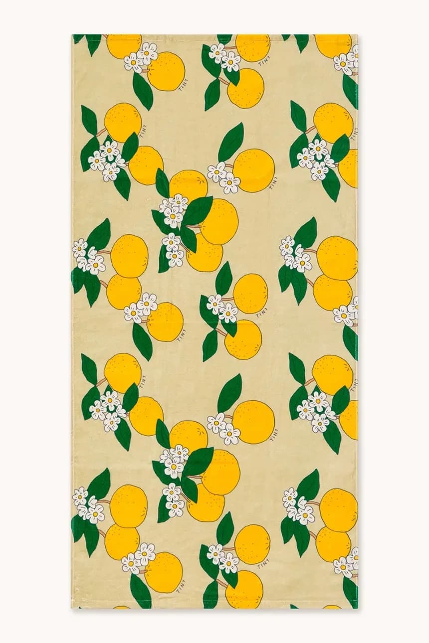 АПЕЛЬСИНОВОЕ ПОЛОТЕНЦЕ детское хлопковое полотенце