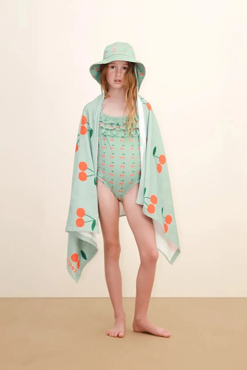 CHERRIES TOWEL детское хлопковое полотенце - фото 4