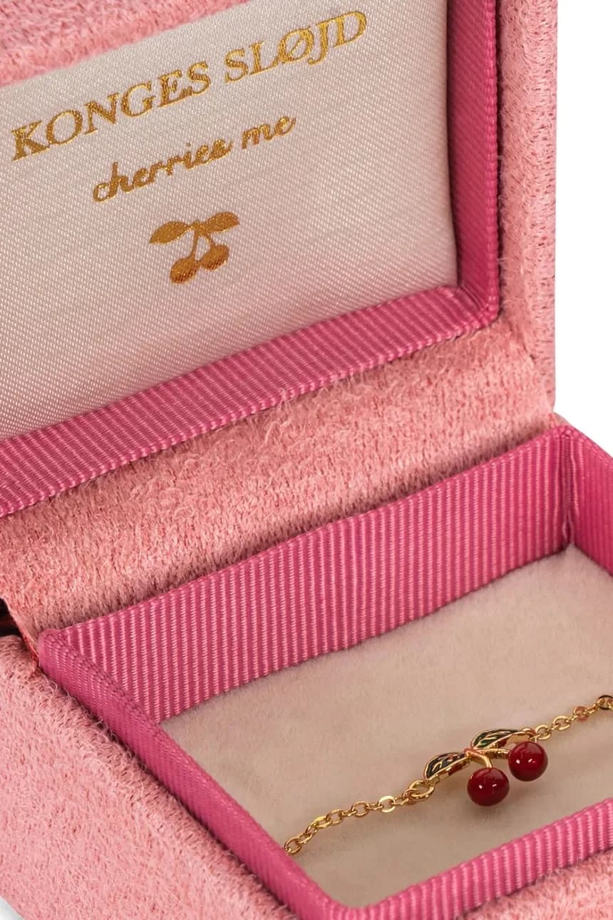 Браслет из позолоченного серебра 24 карата ПОЗОЛОЧЕННЫЙ БРАСЛЕТ ВИШНЯ - фото 3