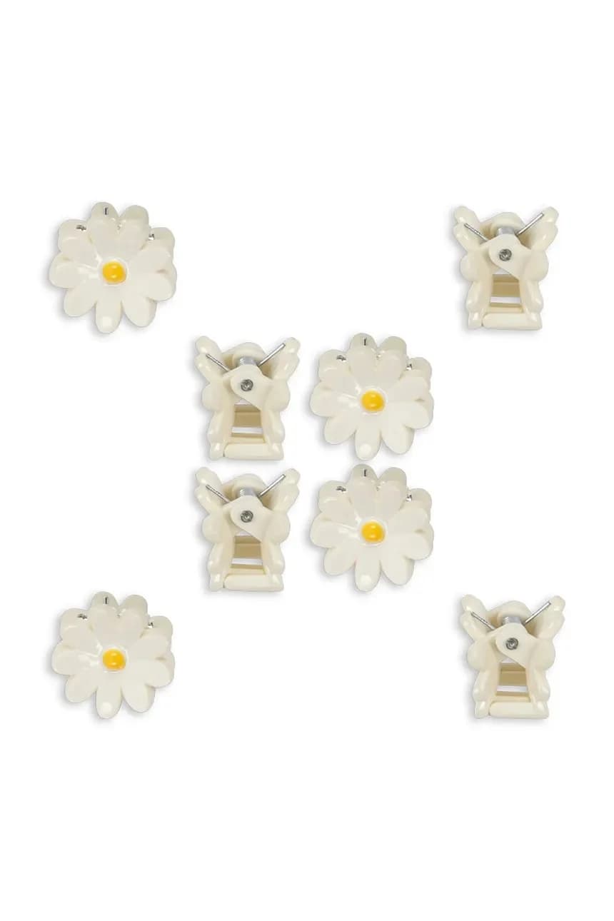 Детские заколки для волос DAISY MINI HAIR CLAW 8 шт. в упаковке - фото 2