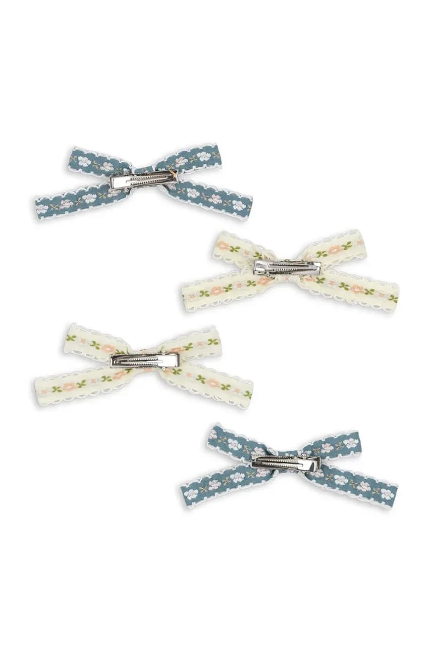 Детские заколки для волос LEONORA BOW HAIR CLIP 4 шт. - фото 3