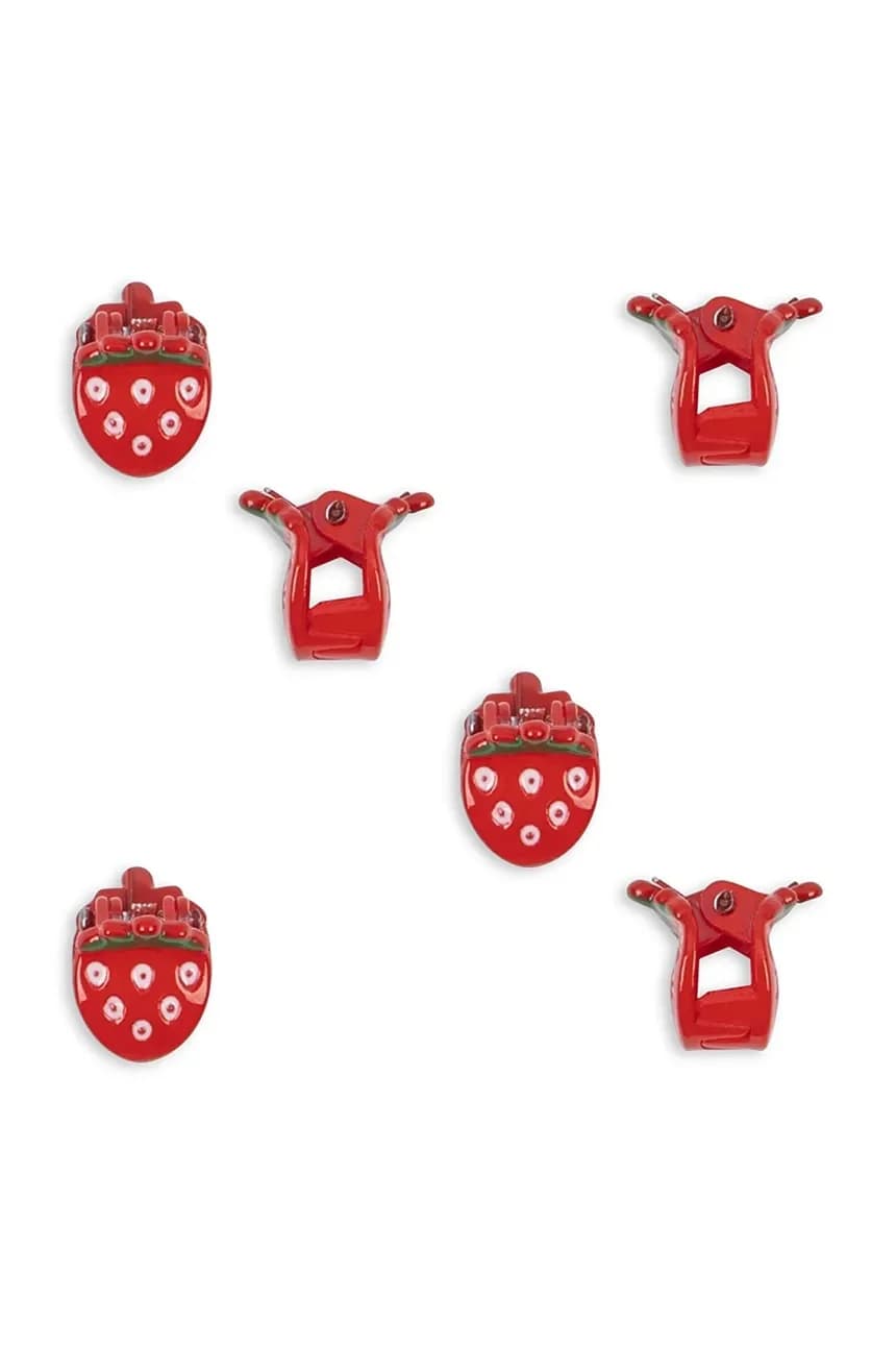 Детские заколки для волос, 6 шт. MINI FRAISE HAIR CLAWS, 6 шт. - фото 2