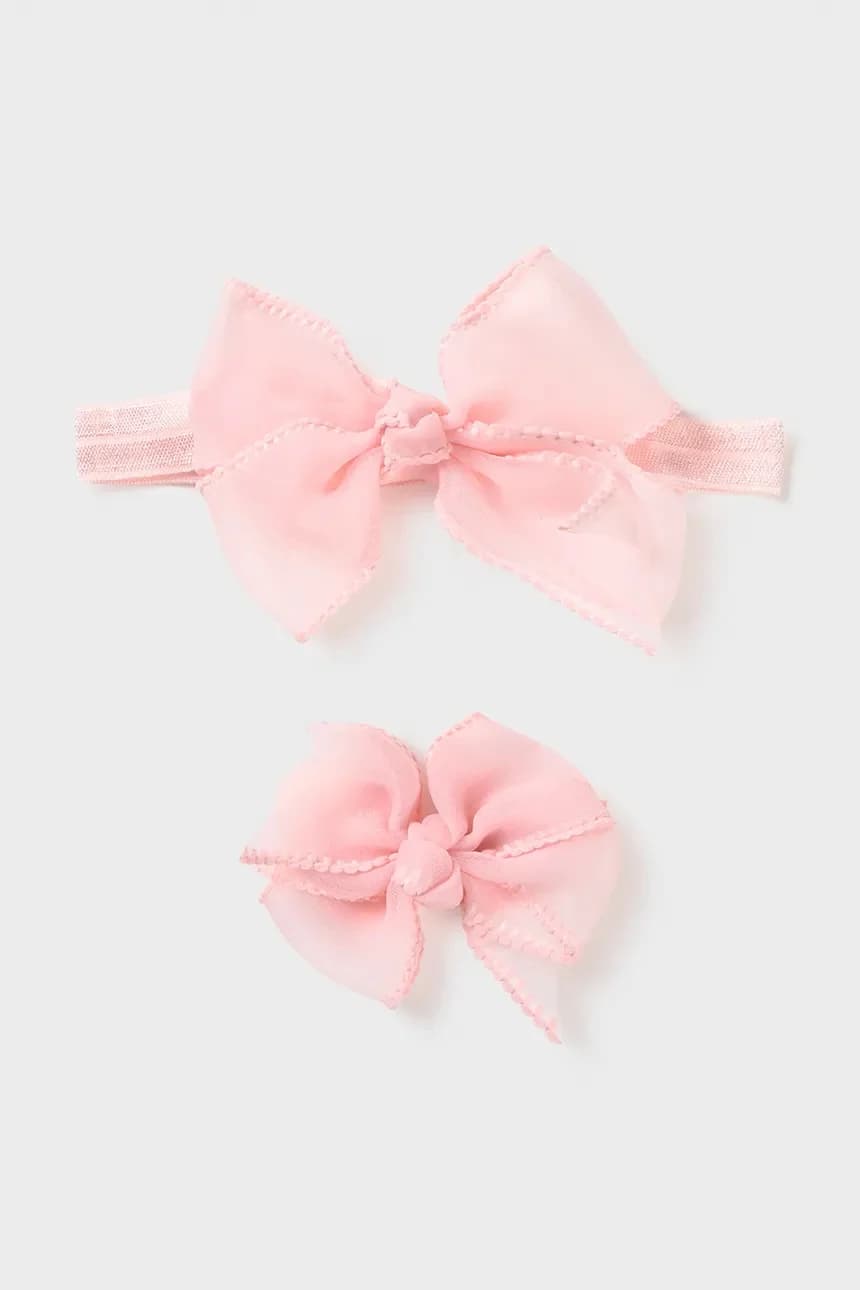 Детская повязка на голову и заколка для волос.