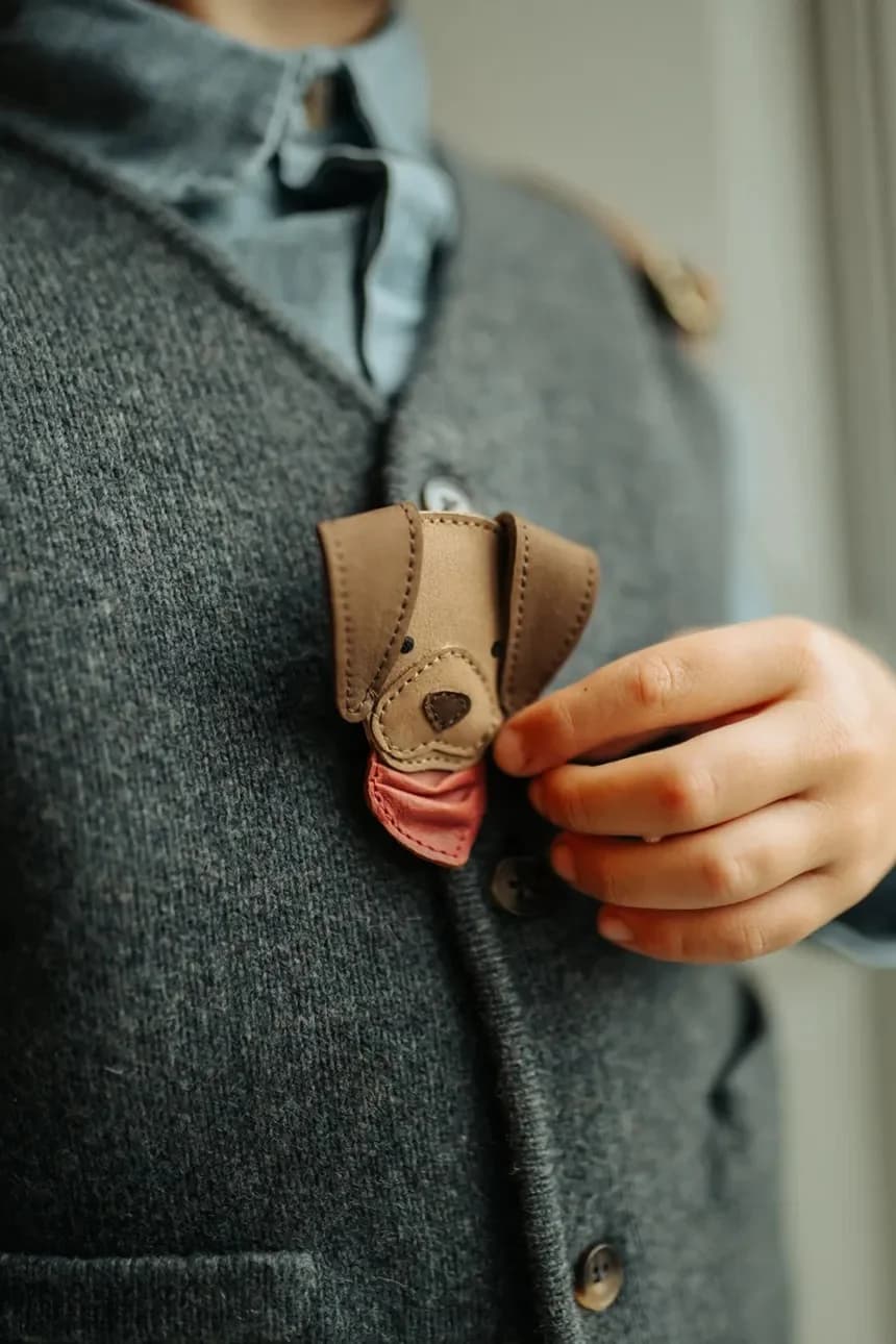 Детская заколка для волос Stanzen Clip Western Dog