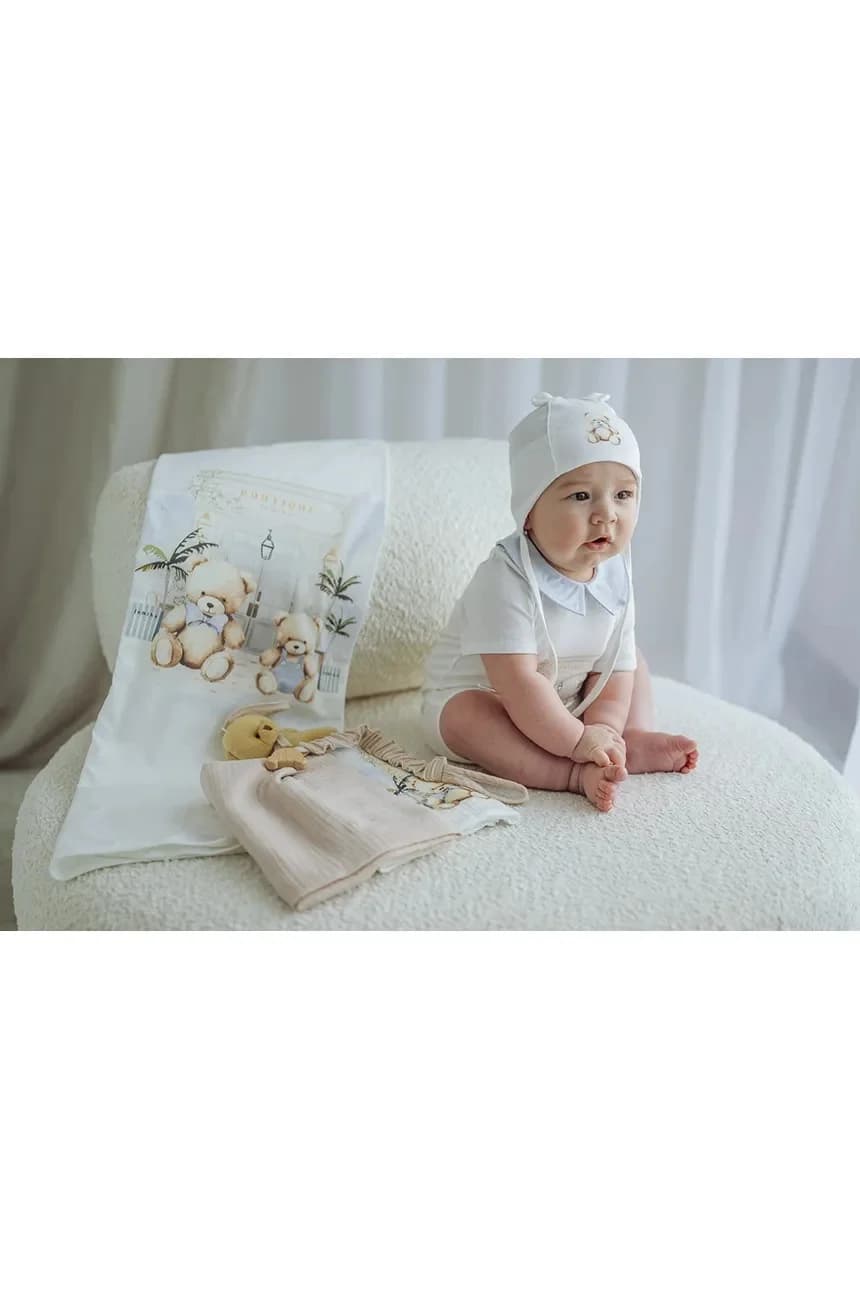 Детская шапочка из хлопка BUBUVA - фото 3