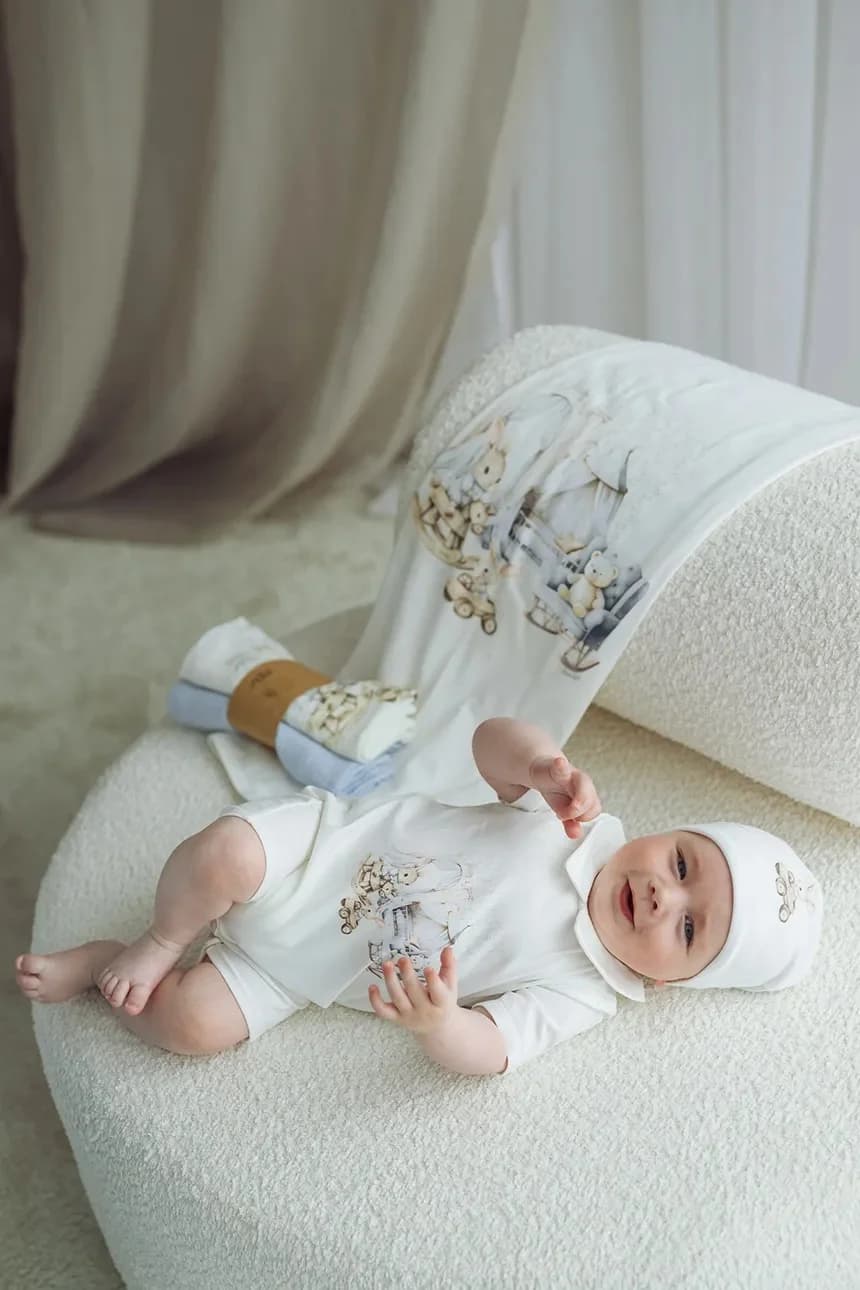 Детская шапка из хлопка LUMO - фото 2