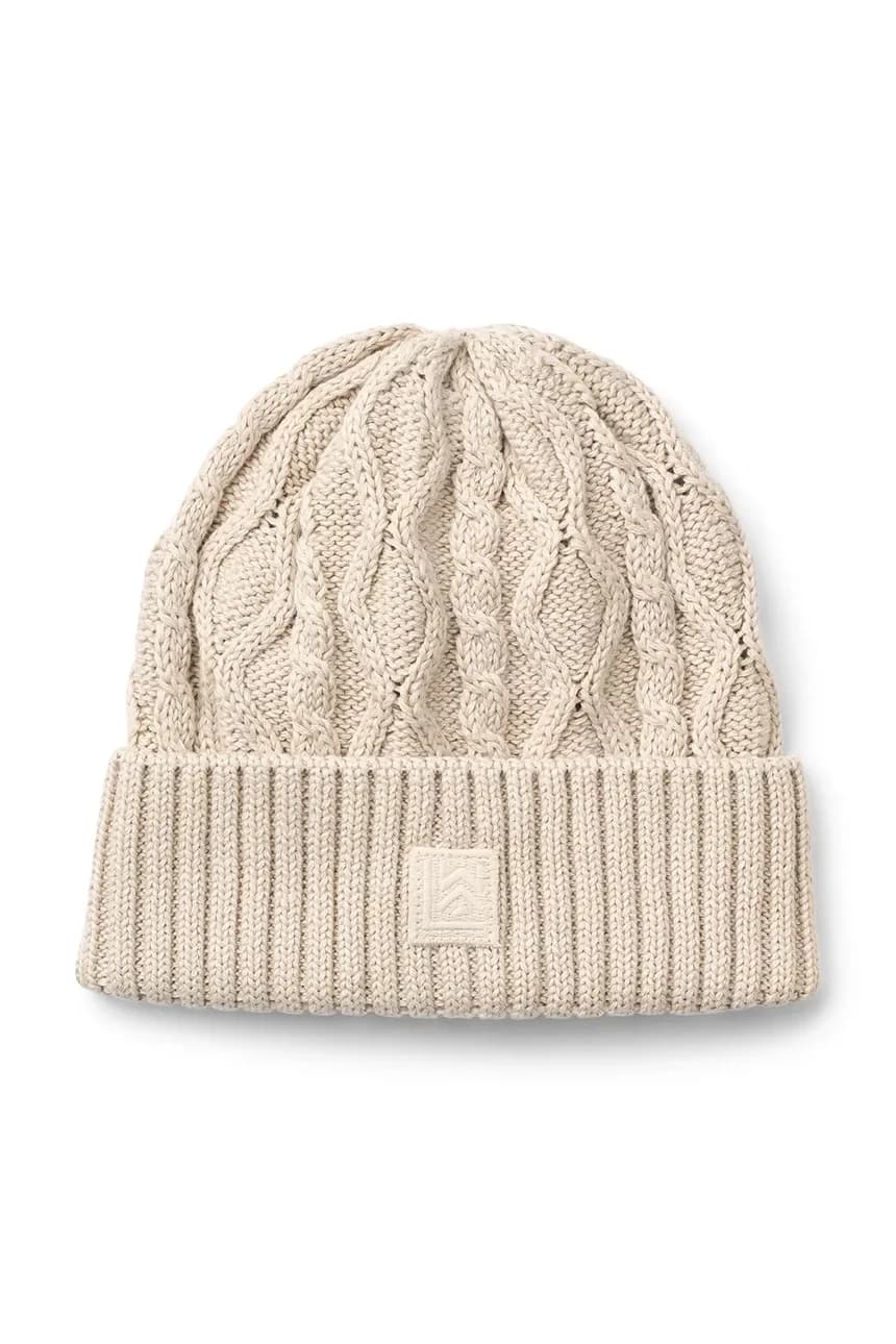 Детская хлопковая шапка Ezra Beanie с косами - фото 2