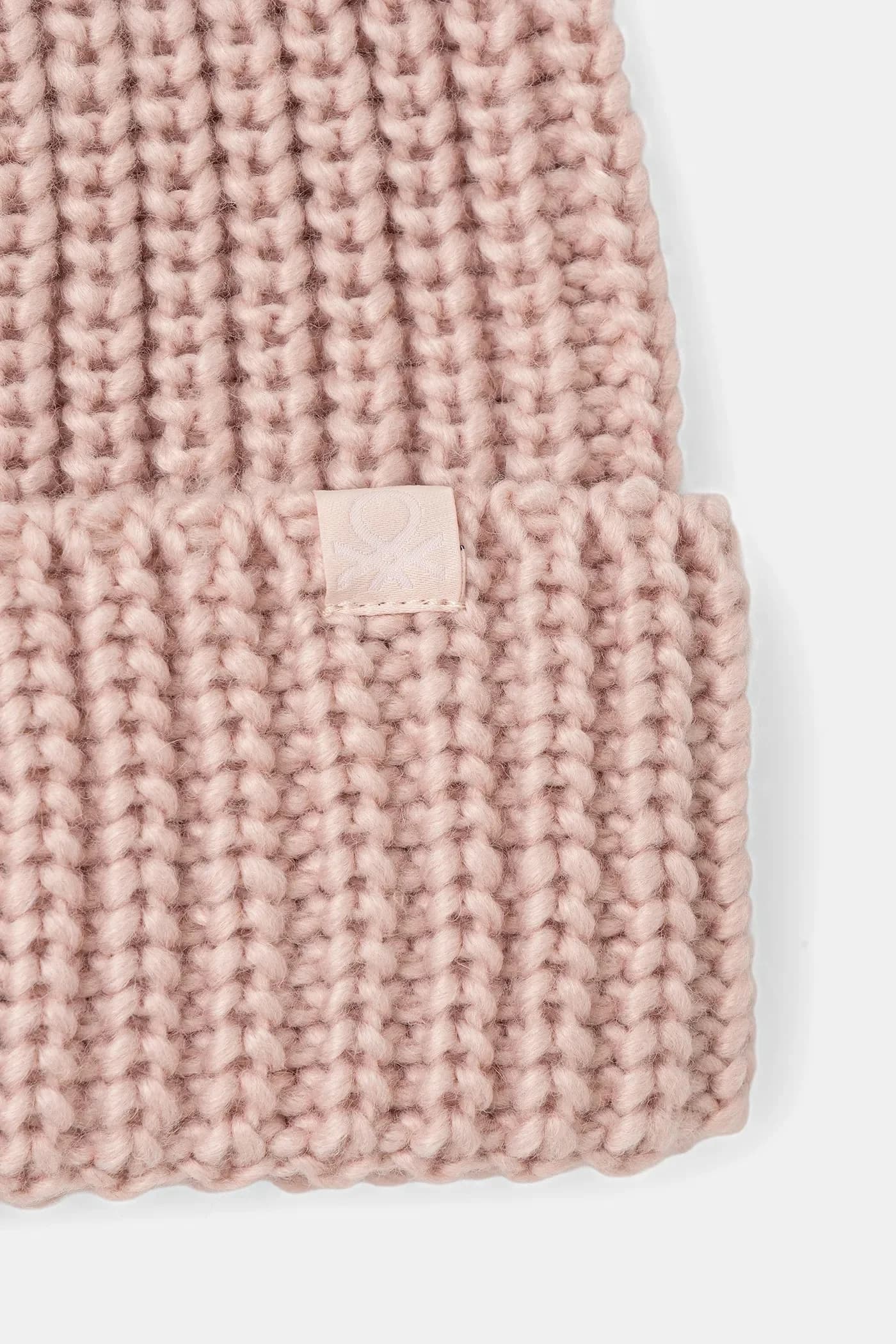 Детская шапка из смесовой шерсти - фото 2