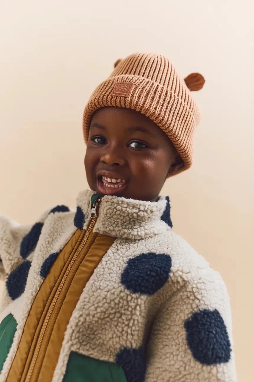 Детская хлопковая шапка Gina Beanie