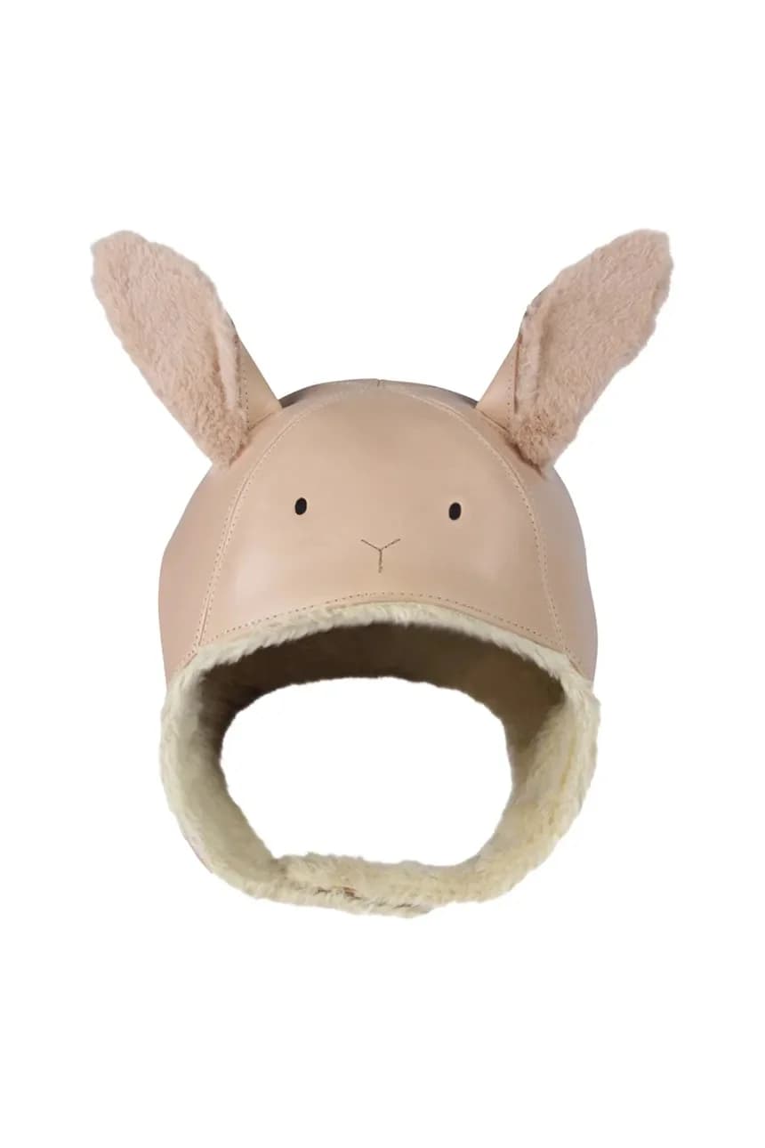 Детская кожаная кепка Kapi Exclusive Hat Fluffy Bunny
