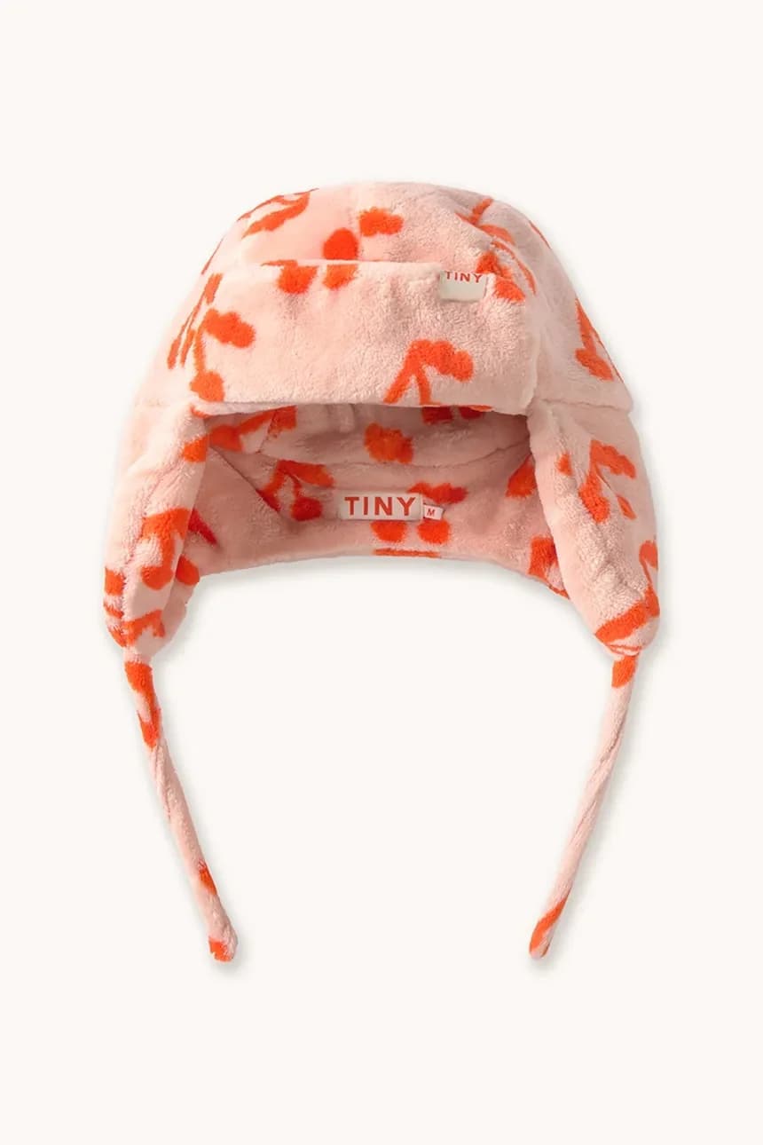 ШАПКА-УШКА ВИШНЯ детская шапка