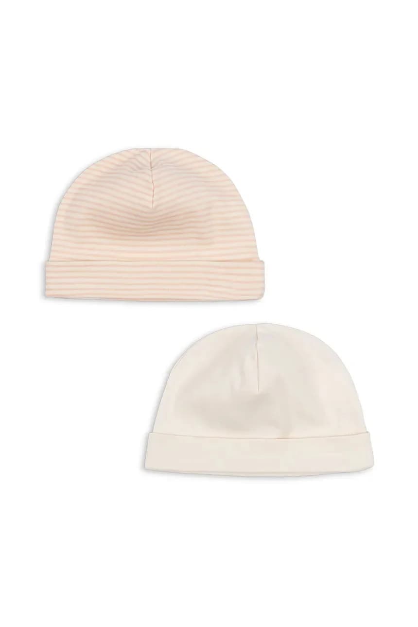 Детская шапка из хлопка FIO STRIPE 2 PACK BEANIE OCS 2 шт. - фото 2