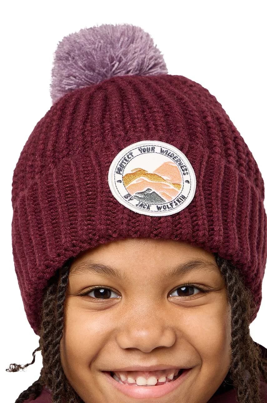 Детская шапка POMPOM BADGE - фото 2