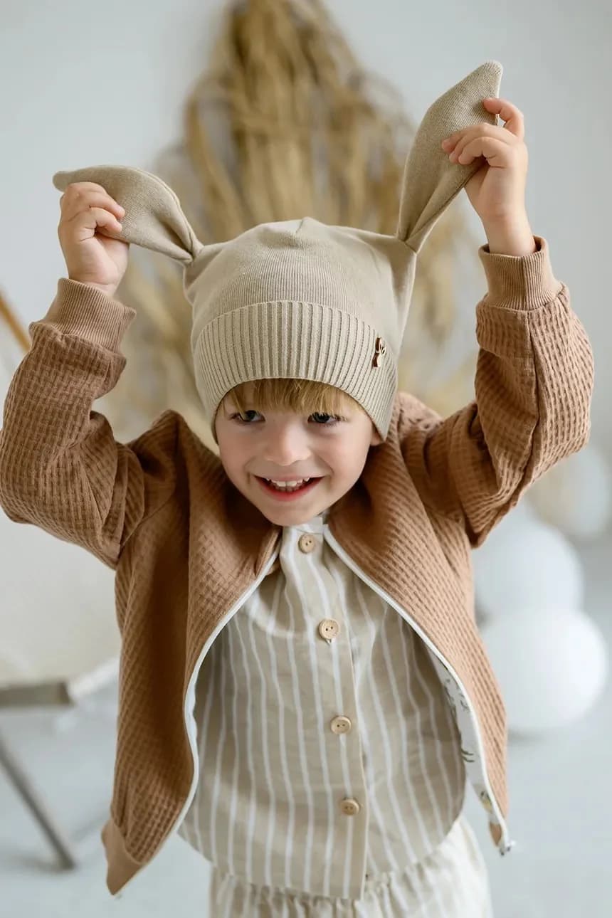 NORI детская хлопковая шапка - фото 3