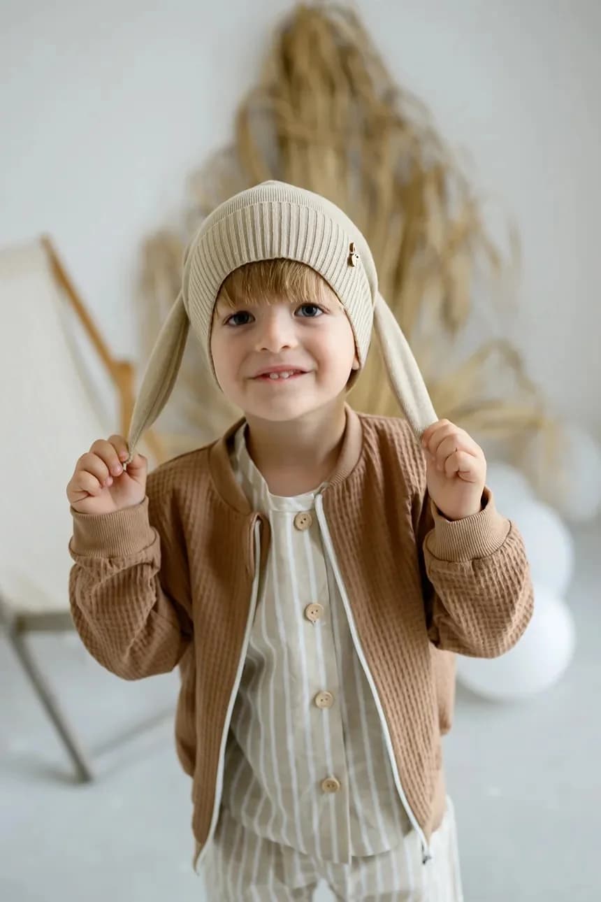 NORI детская хлопковая шапка - фото 5