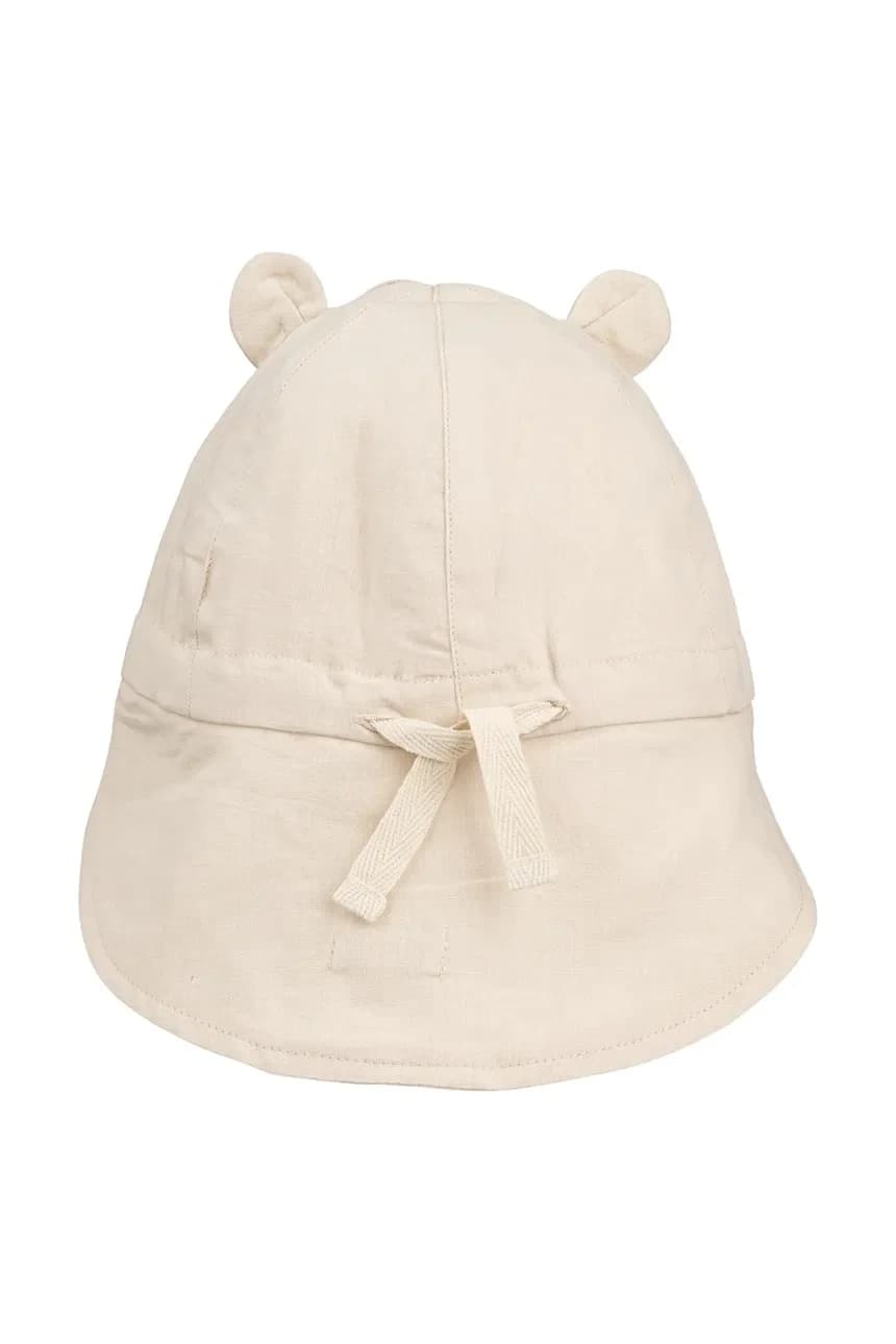 Детская хлопковая бейсболка Gorm Linen Sun Hat With Ears - фото 2