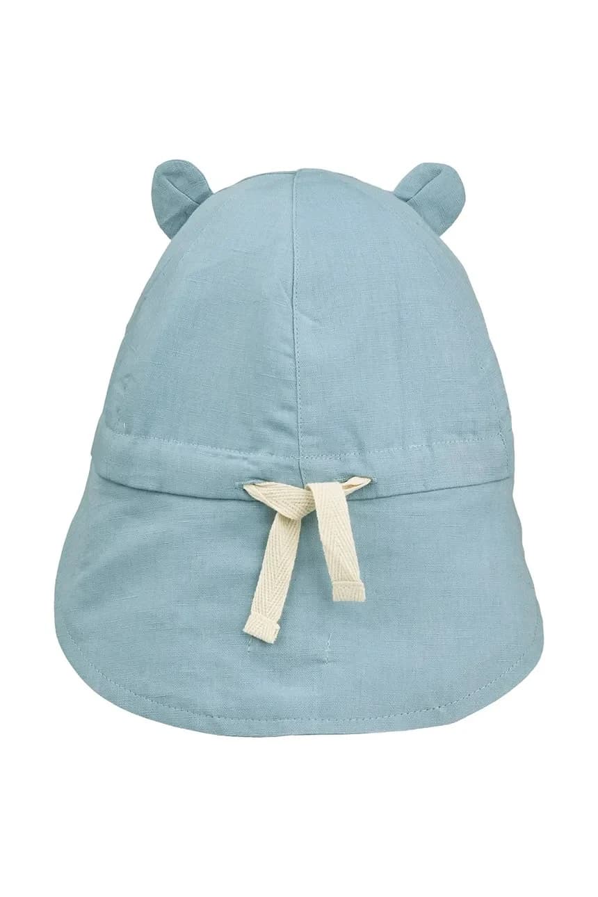 Детская хлопковая бейсболка Gorm Linen Sun Hat With Ears - фото 2