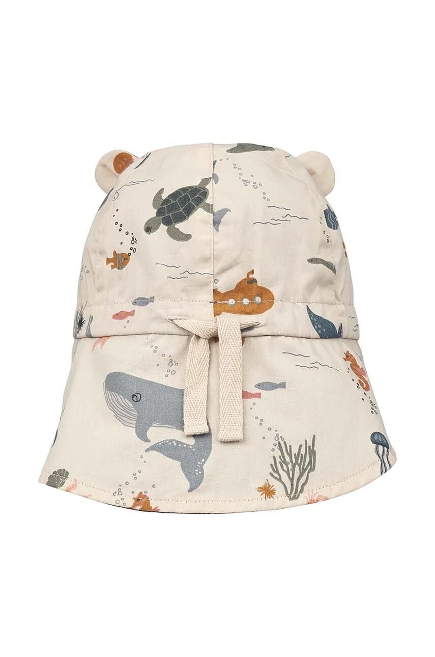 Детская двусторонняя шапка из хлопка. - фото 2