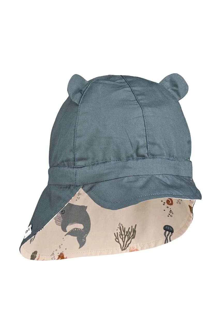 Детская двусторонняя шапка из хлопка. - фото 3